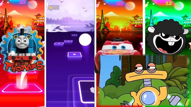 МУЛЬТИК ДЛЯ ДЕТЕЙ Паровозик Томас против Маквина и Вуббокса 🚂🏎️ КРУТАЯ БИТВА ГЕРОЕВ