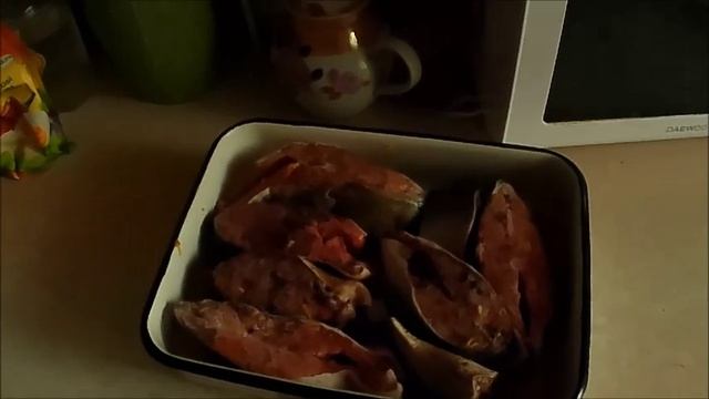 Рыба тушёная в духовке