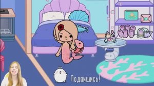ДОМ РУСАЛОЧКИ в Тока Бока Обустройство Toca Life World