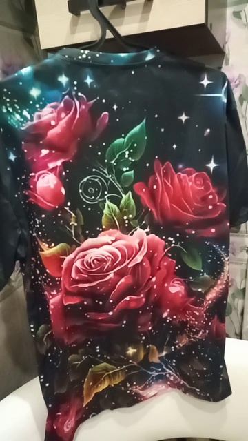 Футболка женская большого размера.