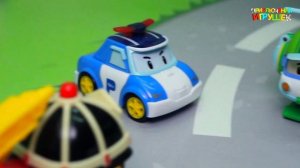 Мультики про машинки - Мультфильмы для детей с игрушками Робокар Полли смотреть онлайн.