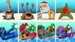 Губка Боб против Морских Монстров ⚔️ Полная сборка океанских битв