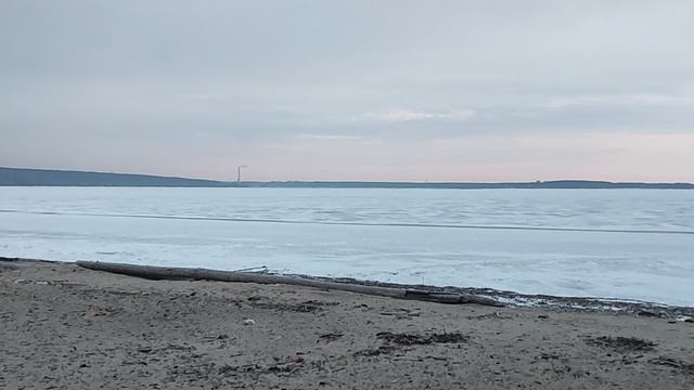 Короткая зарисовка, Обское море,: снова занесло снегом пляж, ветрено и красиво. Ob Sea, Snow Again