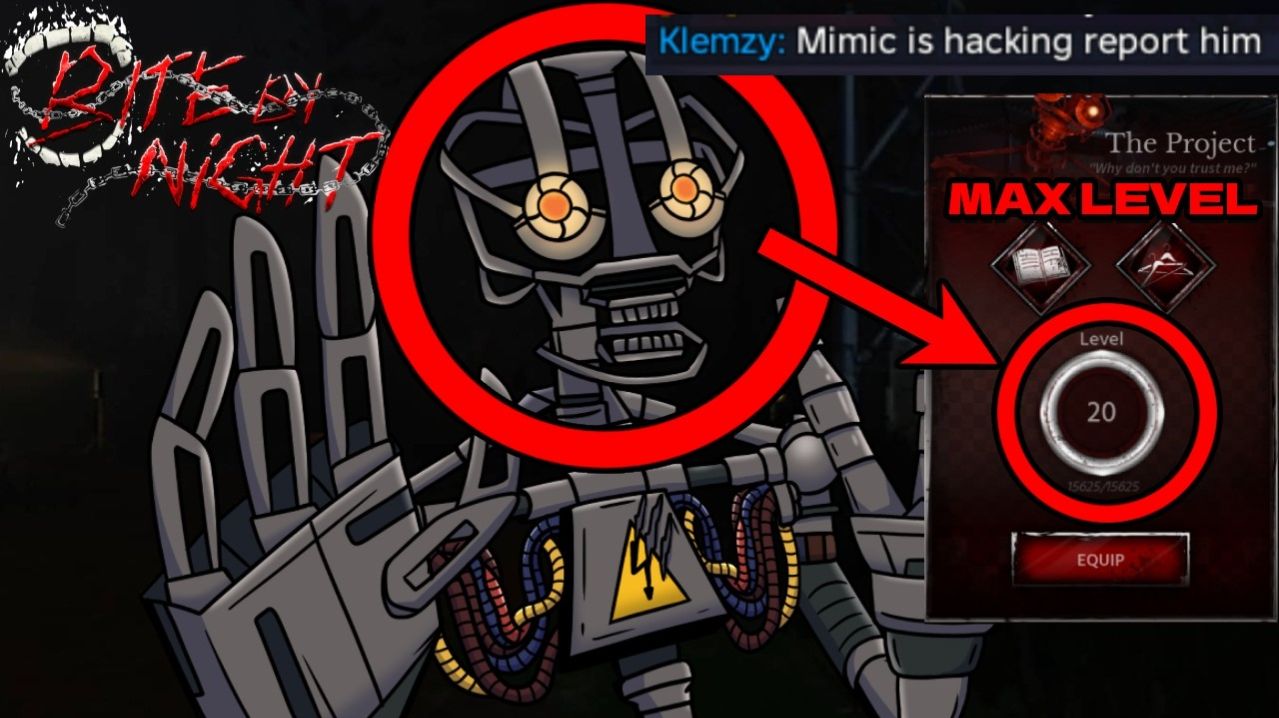 Троллю токсичных выживших с помощью моего мимика МАКСИМАЛЬНОГО уровня. 🤖💥 (Bite By Night)