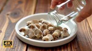 АСМР: ВЫЛИВАНИЕ МИЛЫХ ЖИВОТНЫХ ИЗ СТАКАНА 🥛 | НЕОБЫЧНО УДОВЛЕТВОРЯЮЩЕЕ ВИДЕО