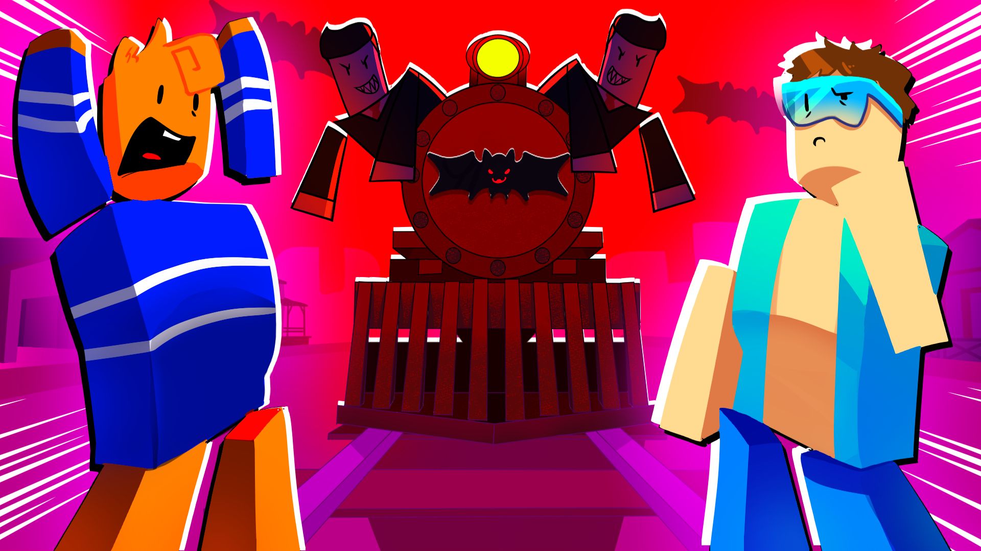  ПОЕЗД из АРМИИ ВАМПИРОВ в МЕРТВЫХ РЕЛЬСАХ РОБЛОКС