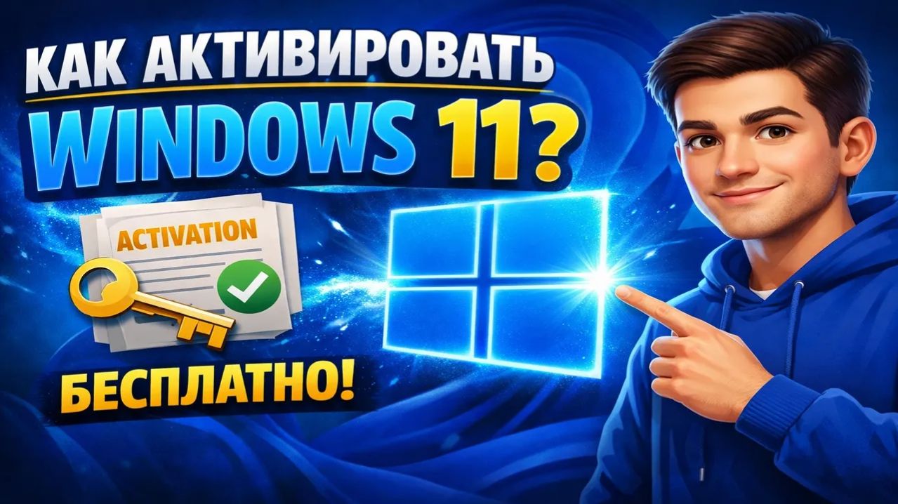 Как активировать Windows 11 в 2026 — бесплатные и платные способы