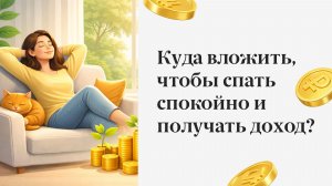 Куда вложить, чтобы спать спокойно и получать доход?