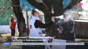 Субботник "Движения первых" прошёл в Заводоуковске