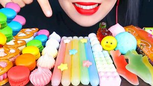 🌈 Радужные десерты 🌈 - СЛАДОСТИ и МАГИЧЕСКИЕ желе АСМР Мукбанг. ASMR еда.