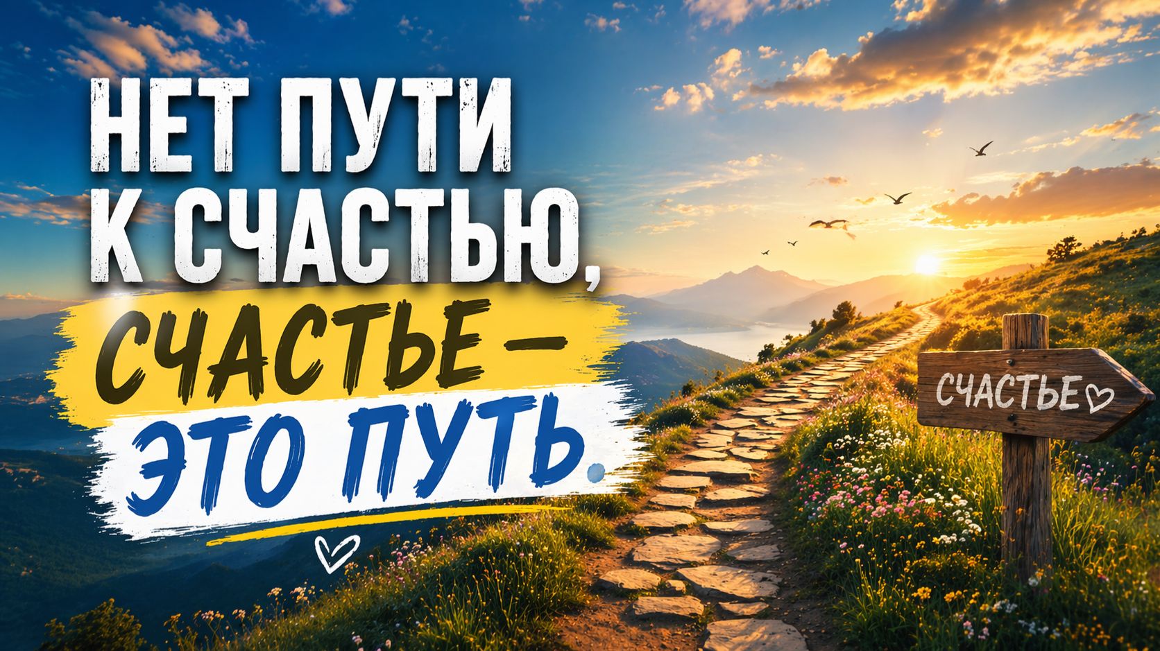 Нет пути к счастью. Счастье - это путь.
