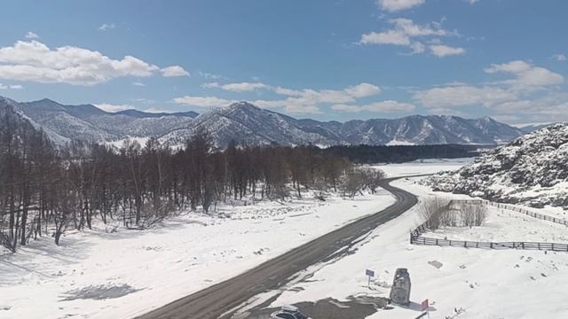 Заснеженный апрель 2026 на Алтае. Часть 1