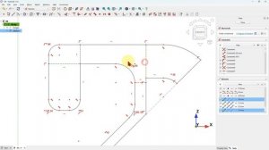 FreeCAD 1.1 Упражнение 5 - строительная линия как ось симметрии