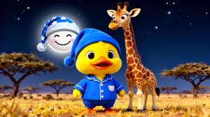 🌈ВЕСЁЛАЯ ИСТОРИЯ УТЁНКА КРЯ ПРО СОН ЖИРАФА | Обучающие мультфильмы