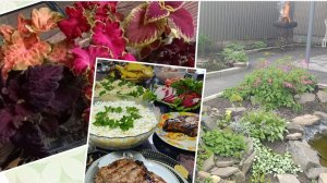 20.04. Начали обустраивать двор,но... Мои рукодельные процессы. Наш не большой праздник🫶.