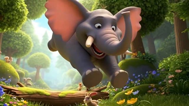 Весёлый слон считает и топает: учим цифры и весело танцуем. Мультфильм для детей 2026