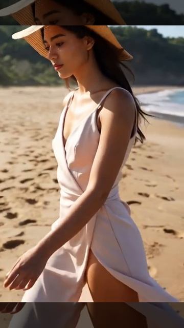 Женщина на пляже