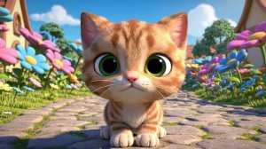 Детские ИИ видео о заботе мамы-кошки