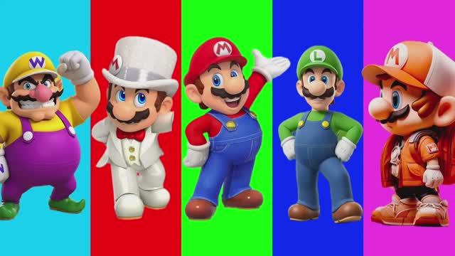 Марио против Друзей под Coffin Dance! 🍄 Эпичный Tiles Hop: Марио, Луиджи и Принцесса Пич