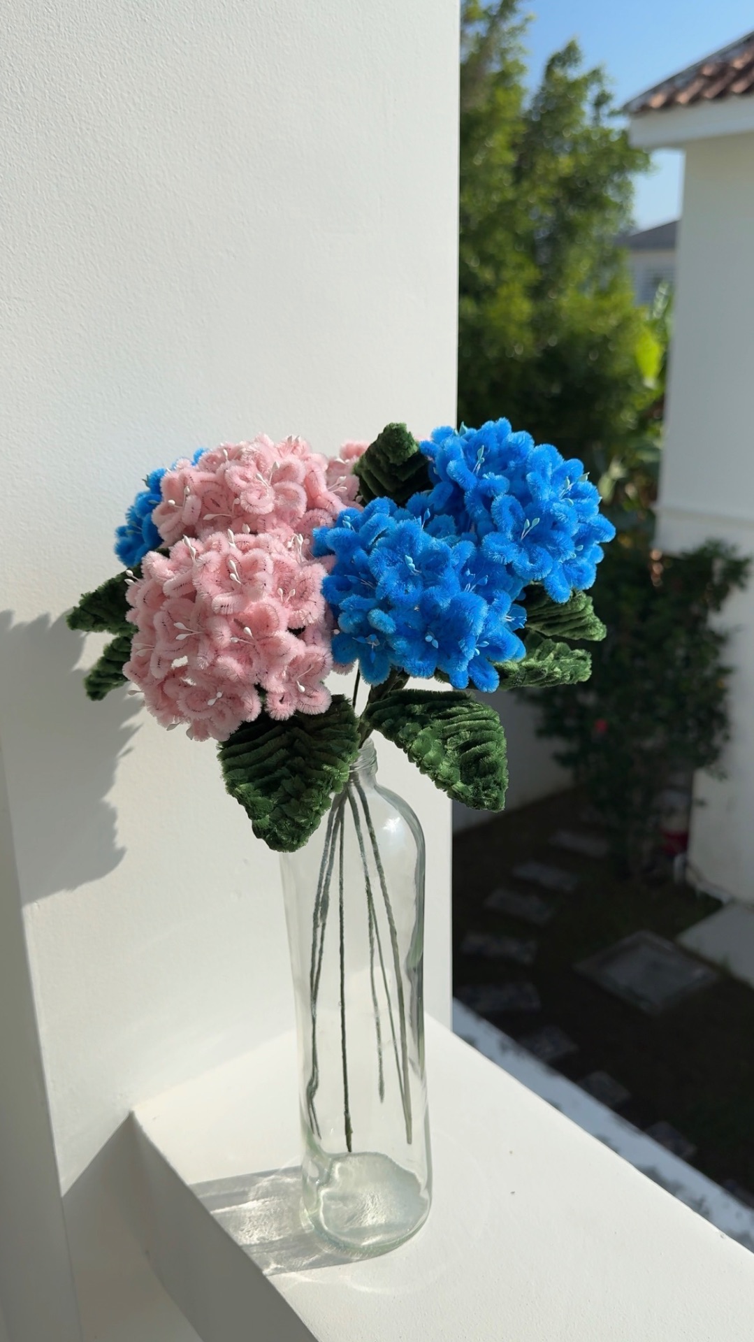 Своими руками гортензия из пушистой проволоки 🪻🪻🪻