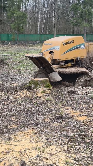 Самоходный робот ест пень

Измельчитель пней Vermeer