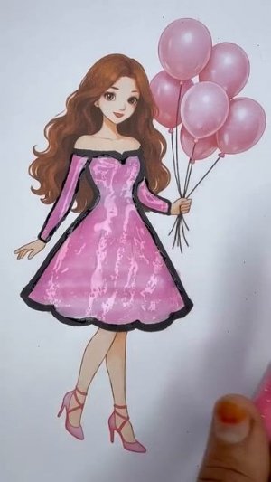 Розовое Блестящее Платье 💕✨ Очень Красиво! 😍