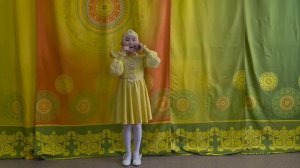 Неустроева Таина воспитанница детского сада «Сулусчаан»