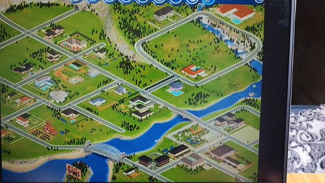 ем пиццу цезарь и играю в Sims Makin Magic в деревне, счастливые деревенские будни