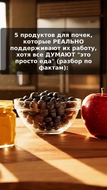 Это важно для ваших почек!