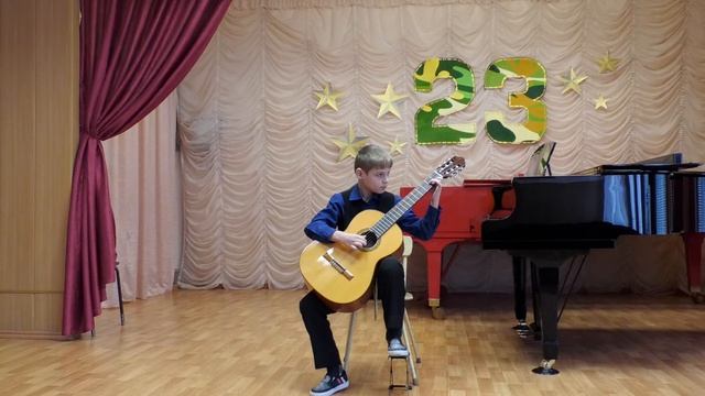 Denis Sizov 9 лет (Карулли Соната ля минор)