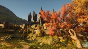 Peaceful day at Hogwarts (Harry Potter Music Cozy Hogwarts Legacy Ambience)