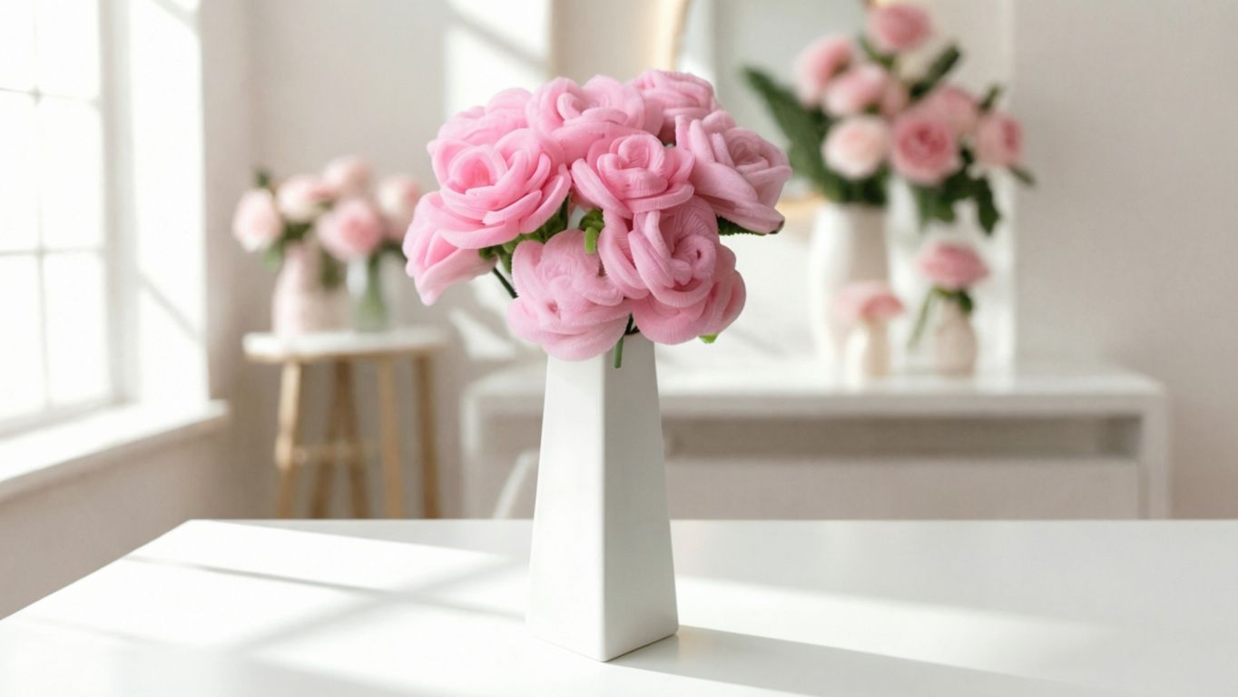 РОЗЫ ИЗ СИНЕЛЬНОЙ ПРОВОЛОКИ