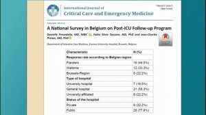 AFTER THE ICU ISICEM 45