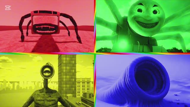 МУЛЬТИК ДЛЯ ДЕТЕЙ Паровозик Томас против Сиреноголового и Школьного Автобуса 🚂😱 БИТВА МОНСТРОВ