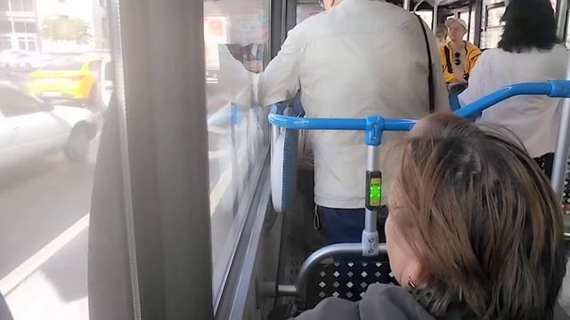 Поездка На Электробусе №М6 Через Улицу Пречистенку (Дангауэровка–Стадион Лужники) Москва 18.08.2025