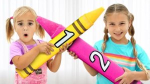 Изучаем цифры от 1 до 10 с помощью волшебных мелков