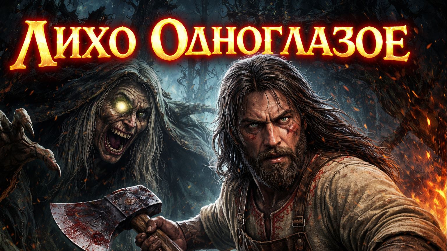 ЛИХО ОДНОГЛАЗОЕ 👁️ Славянский рок с элементами Dark country | Мрачная русская сказка