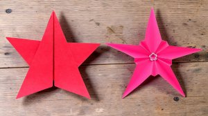 ⭐ Как сделать звезду из бумаги на 9 мая ⭐