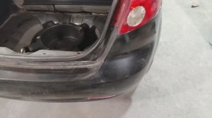 Как снять задний бампер Шивроле лачети