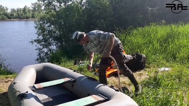 Сплав на резиновой лодке по реке Тобол/часть 1/архив