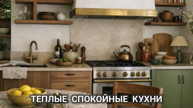 Теплые спокойные кухни фото идеи для вдохновения (7)