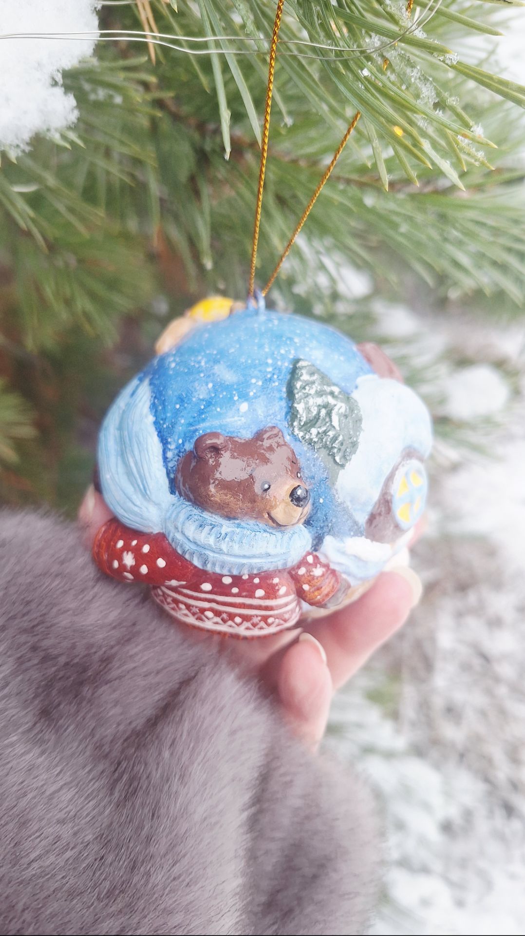 Ёлочный шар Зимняя сказка