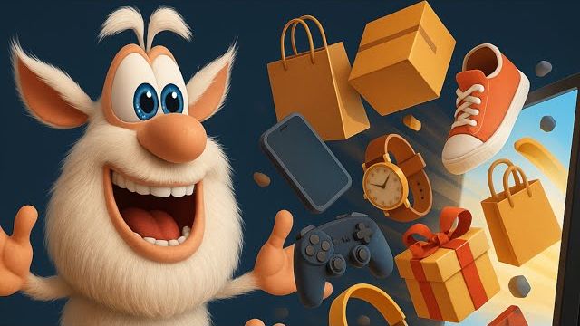 Буба игры в смартфон. Новая серия о современных играх. Мультики для детей