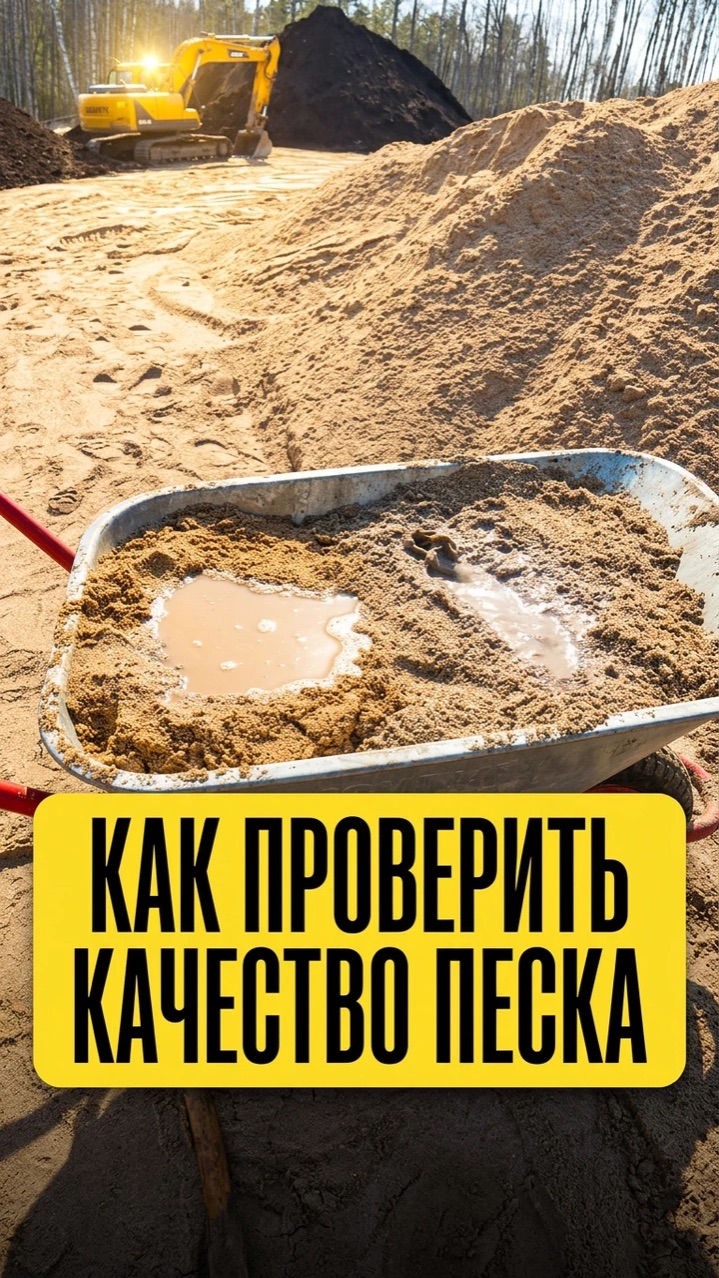 Как определить качество песка