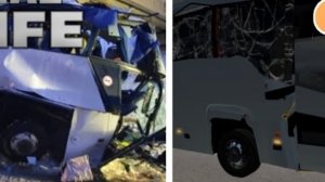 Аварии на реальных событиях в Beamng Drive #1