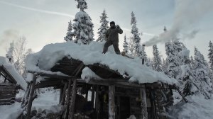 Неделя в тайге. Ловим хариуса, живём в лесной избе.
