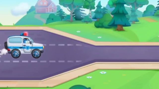 Мультики про машинки.. Машинки для детей. Собираем полицейскую машину, едем ловить преступников.