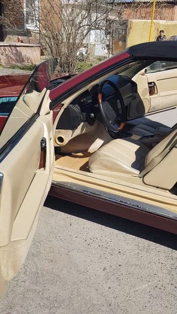 Mercedes R129 расправил крылья почувствовав весну