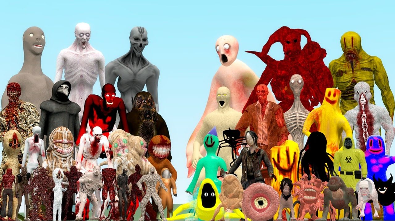 Существа SCP-096, SCP-3199 и SCP-966 против Аномальных экспериментов из «Закулисья