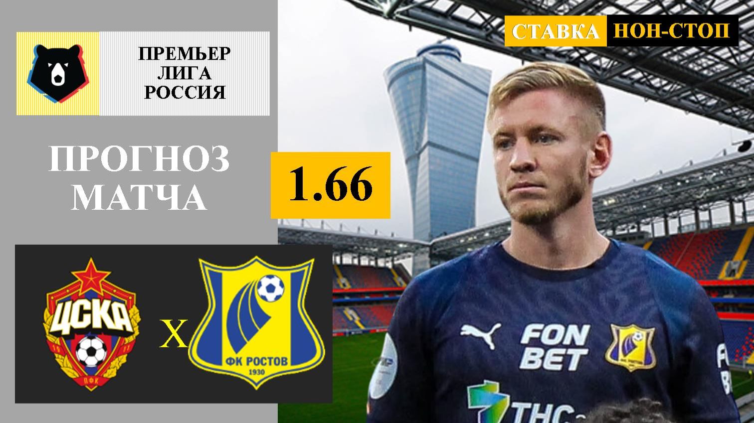 ЦСКА - Ростов прогноз